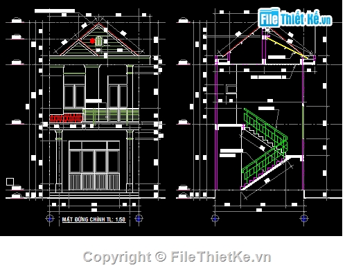 File cad,Nhà phố,mặt bằng,ứng dụng,file cad mặt bằng,Nhà mặt phố 5.5x16m